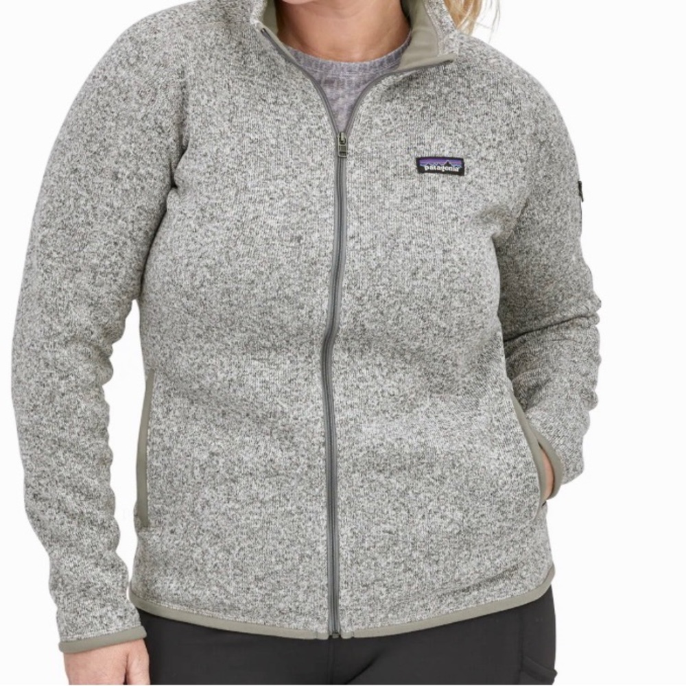Women's Better Sweater Fleece Jacket. Birch White. L